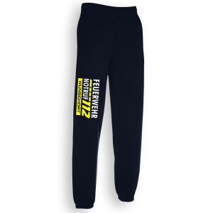 Jogginghose unisex (M+W) | Feuerwehr Notruf +...