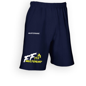 Shorts unisex (M+W) | Feuerwehr Notrufnummer (z.B. 112...