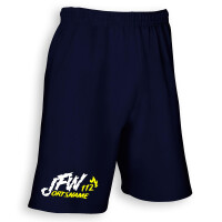 Shorts unisex (M+W) | Jugendfeuerwehr JFW 112 Flamme mit Ortsname | BACKDRA