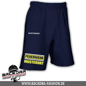 Shorts unisex (M+W) | Feuerwehr mit Ortsname im Einsatzlook