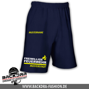 Shorts unisex (M+W) | Freiwillige Feuerwehr mit Ortsname...