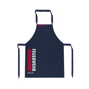Grillschürze | Basic Feuerwehr mit Ortsname