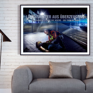 A1 Poster | Lebensretter aus Überzeugung