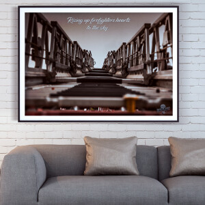 A1 Poster | Drehleiter - Rising up firefighters hearts