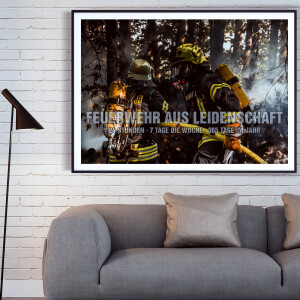 A1 Poster | Feuerwehr aus Leidenschaft