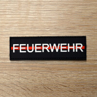 3D Patch | Feuerwehr red line | BACKDRA