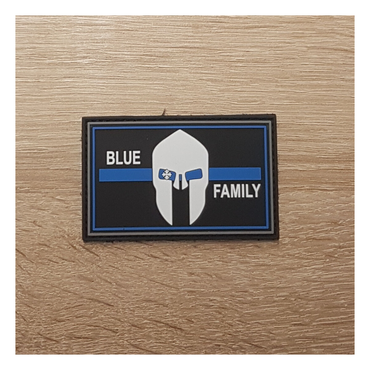 3D Patch | Polizei blue line family | BACKDRA