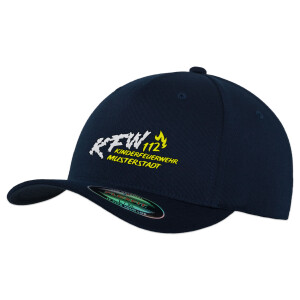 Flexfit Basecap | Kinderfeuerwehr KFW 112, Wunschtext,...