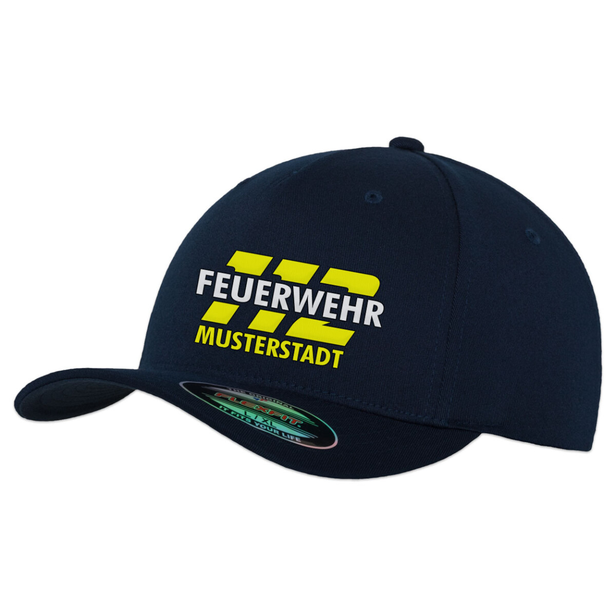 Flexfit Basecap | Feuerwehr 112 crossed mit Ortsname |...