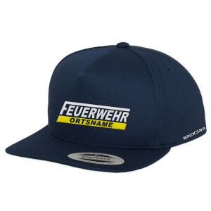 Flexfit Snapback | Feuerwehr mit Ortsname im Balken
