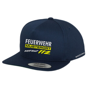 Flexfit Snapback | Feuerwehr mit Ortsname im Balken und...