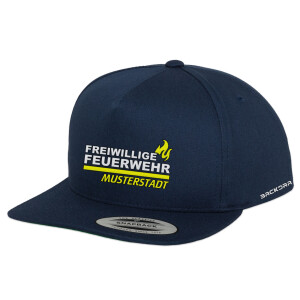 Flexfit Snapback | Freiwillige Feuerwehr mit Ortsname Flamme
