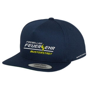 Flexfit Snapback | Freiwillige Feuerwehr mit Ortsname Flamme