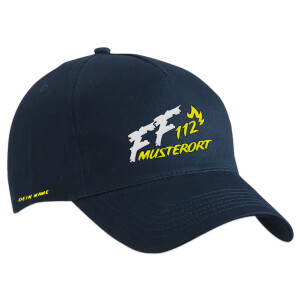 Basecap | Feuerwehr 112 Flamme mit Ortsname