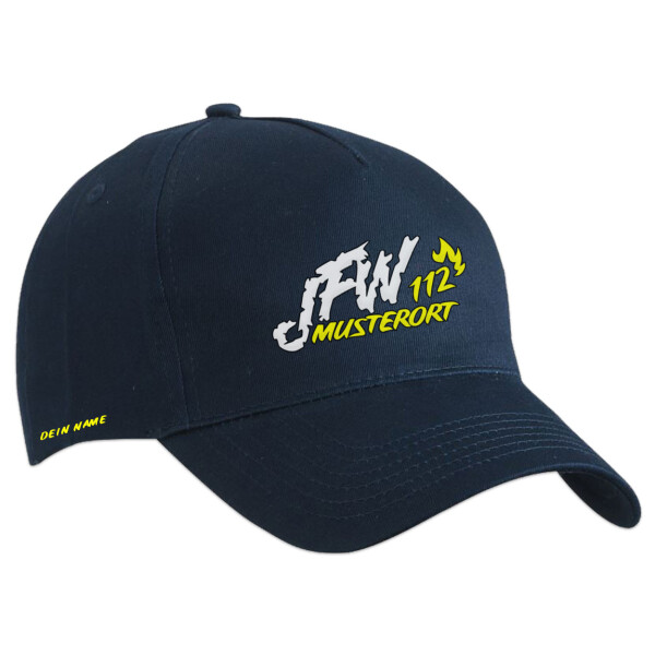 Basecap | Jugendfeuerwehr JFW 112 Flamme mit Ortsname