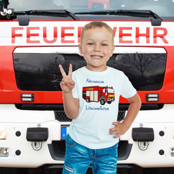 T-Shirt Kinder | Nachwuchslöschmeister - Feuerwehr | BACKDRA
