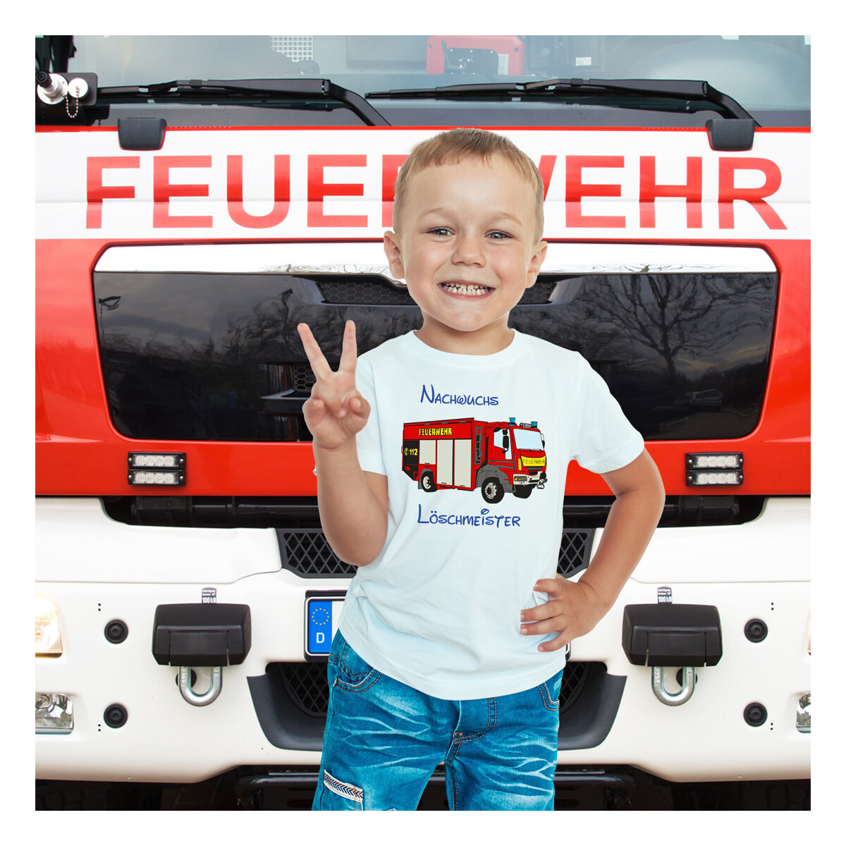 T-Shirt Kinder | Nachwuchslöschmeister - Feuerwehr...