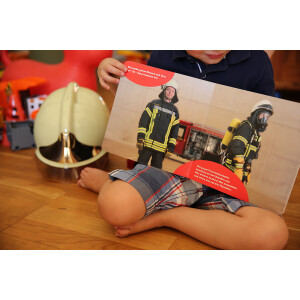 Kinderbuch Die Feuerwehr - auf zum Einsatz | 10 Seiten