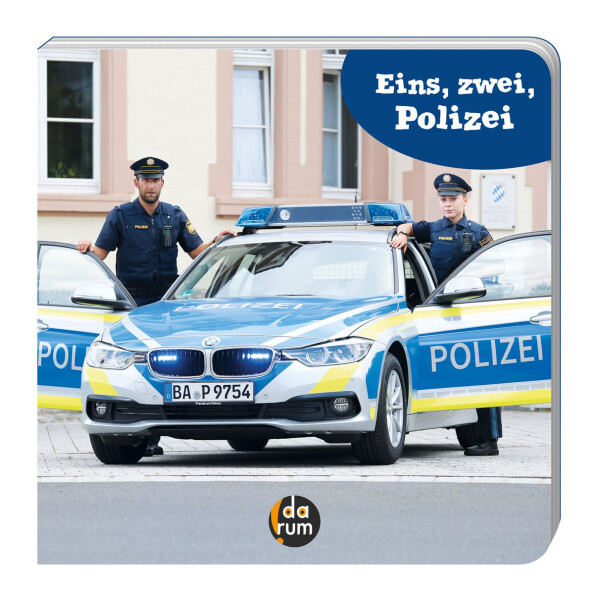 Kinderbuch Die Polizei - eins, zwei Polizei | 10 Seiten | BACKDRA