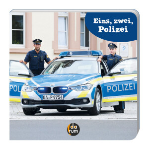 Kinderbuch Die Polizei - eins, zwei Polizei | 10 Seiten