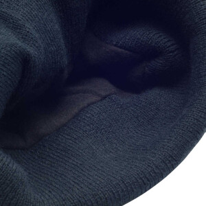 FEUERWEHR Wintermütze navyblau mit 3M Thinsulate Wärmeisolation Stick: neongelb | BACKDRA