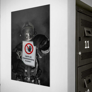 A1 Poster | Kontamination vermeiden