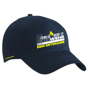 Basecap | Freiwillige Feuerwehr mit Ortsname Outline