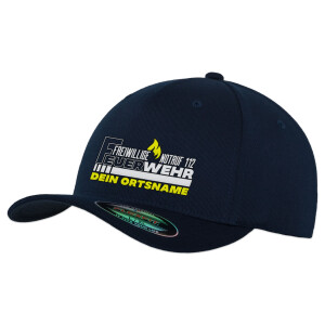 Flexfit Basecap | Freiwillige Feuerwehr mit Ortsname Outline