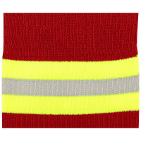 Funktionssocken Feuerwehr | rot gelb-silber-gelb | BACKDRA