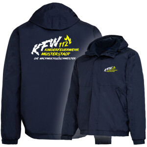 Outdoorjacke gefüttert, winddicht | Kinderfeuerwehr KFW...