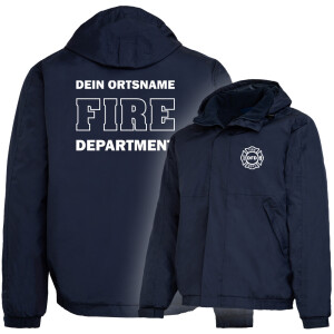 Outdoorjacke gefüttert, winddicht | Feuerwehr Fire...
