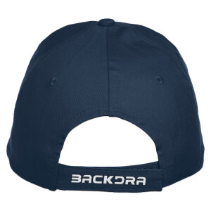 Basecap | Wunschtext Feuerwehr mit Ortsname Helmsilhouette Gallet Style | BACKDRA