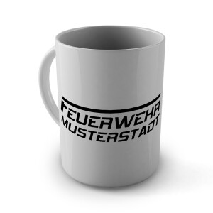 Kaffeetasse | Kaffeepott | Feuerwehr mit Ortsname