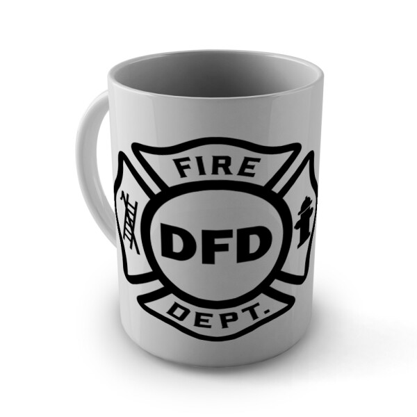 Kaffeetasse | Kaffeepott | Feuerwehr Fire Department Signet | BACKDRA