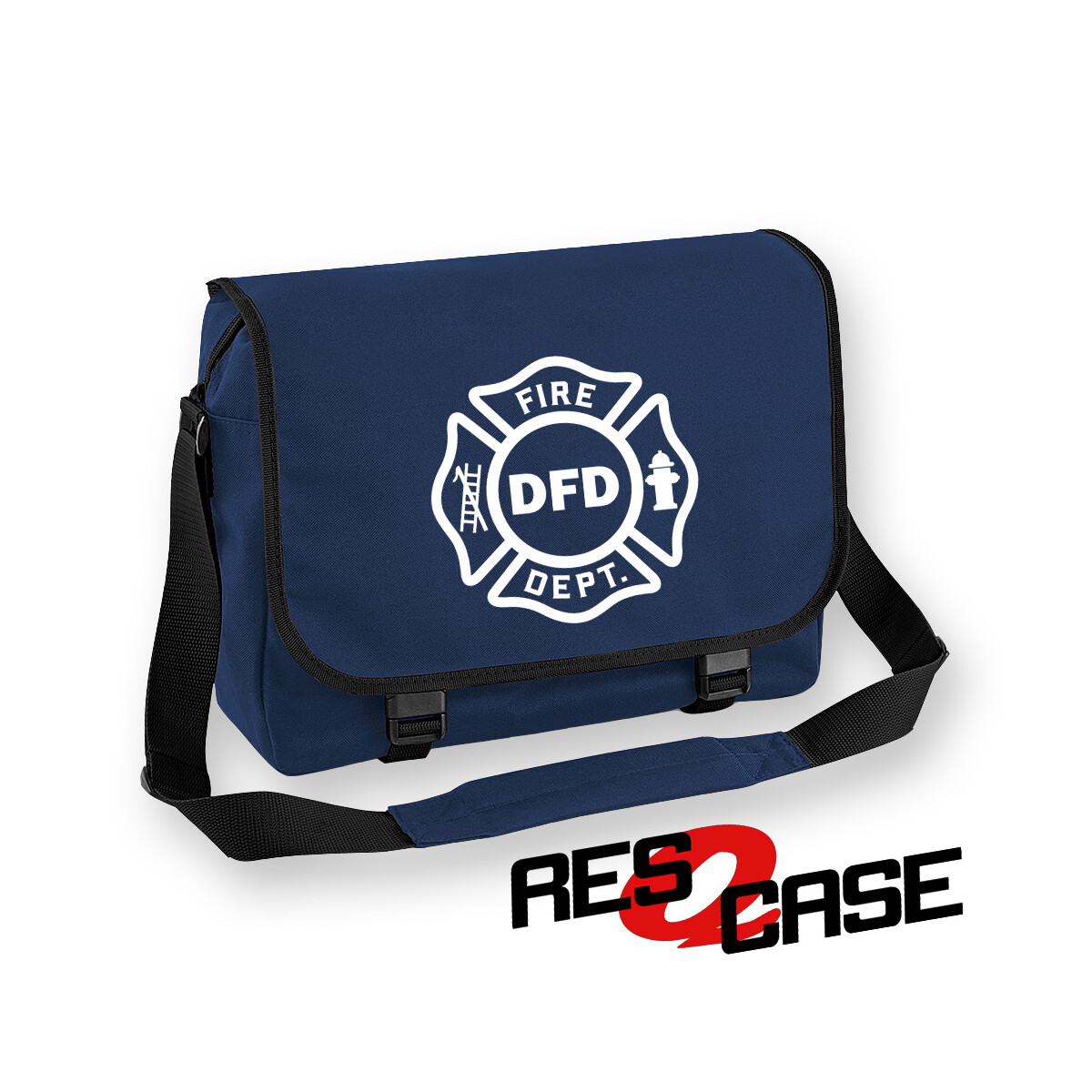 Reflective Messenger-Tasche  Feuerwehr Fire Department Signet