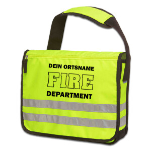 Reflective Messenger-Tasche | Feuerwehr Fire Department...