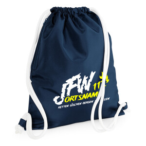Turnbeutel | Gymbag | Jugendfeuerwehr JFW 112 Flamme mit...