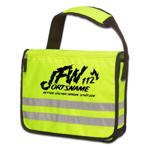Reflective Messenger-Tasche | Jugendfeuerwehr JFW 112...