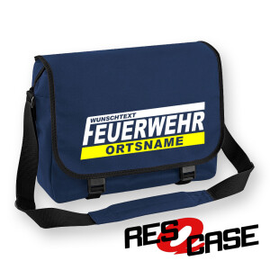RESQCASE | Messenger-Tasche | Feuerwehr mit Ortsname im...