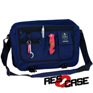 RESQCASE | Messenger-Tasche | Freiwillige Feuerwehr mit Ortsname Outline