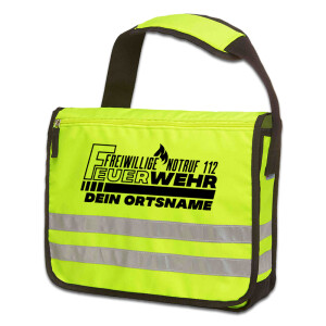 Reflective Messenger-Tasche | Freiwillige Feuerwehr mit...