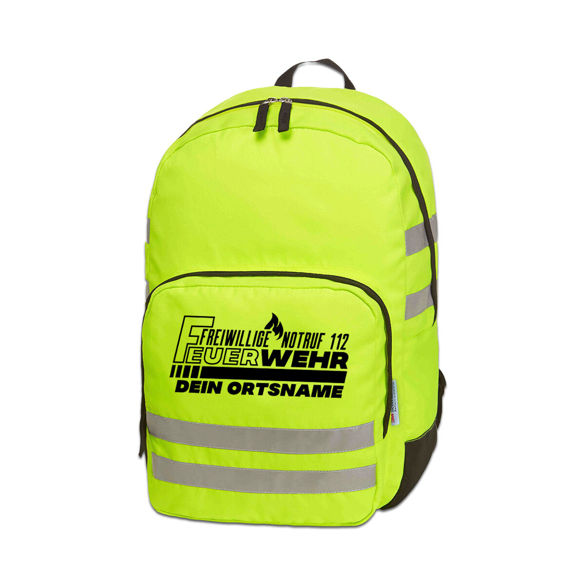 Reflective Rucksack | Freiwillige Feuerwehr mit Ortsname...