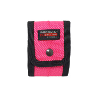 UNIKAT Meldertasche mit Verschlusskappe aus Feuerwehrschlauch - Upcycling pink | BACKDRA