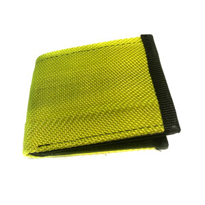 UNIKAT Geldbörse aus Feuerwehrschlauch - Upcycling neongelb