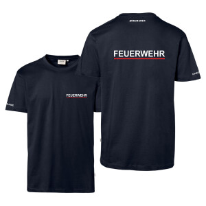T-Shirt Männer | HAKRO 292 | Feuerwehr + Balken...