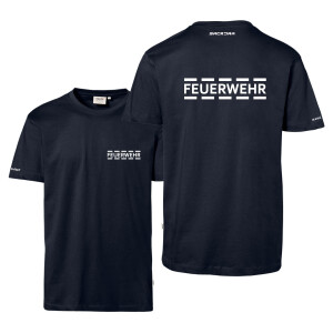 T-Shirt Männer | HAKRO 292 | Feuerwehr Stripes | BACKDRA