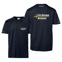 T-Shirt Männer | HAKRO 292 | First Responder mit Ortsname und EKG-Linie Pointer