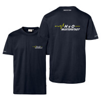 T-Shirt Männer | HAKRO 292 | HvO mit Ortsname und EKG-Linie