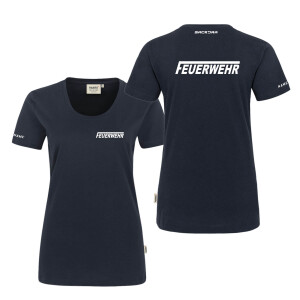 T-Shirt Frauen | HAKRO 127 | Feuerwehr &quot;fit for...