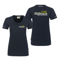 T-Shirt Frauen | HAKRO 127 | Freiwillige Feuerwehr mit 112 Silhouette